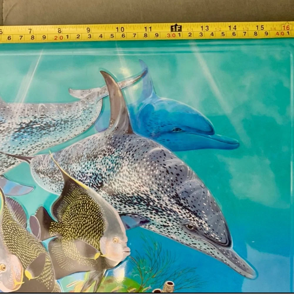 Guy Harvey Oceanic Wildlife Art with Blue and Aquagreen
